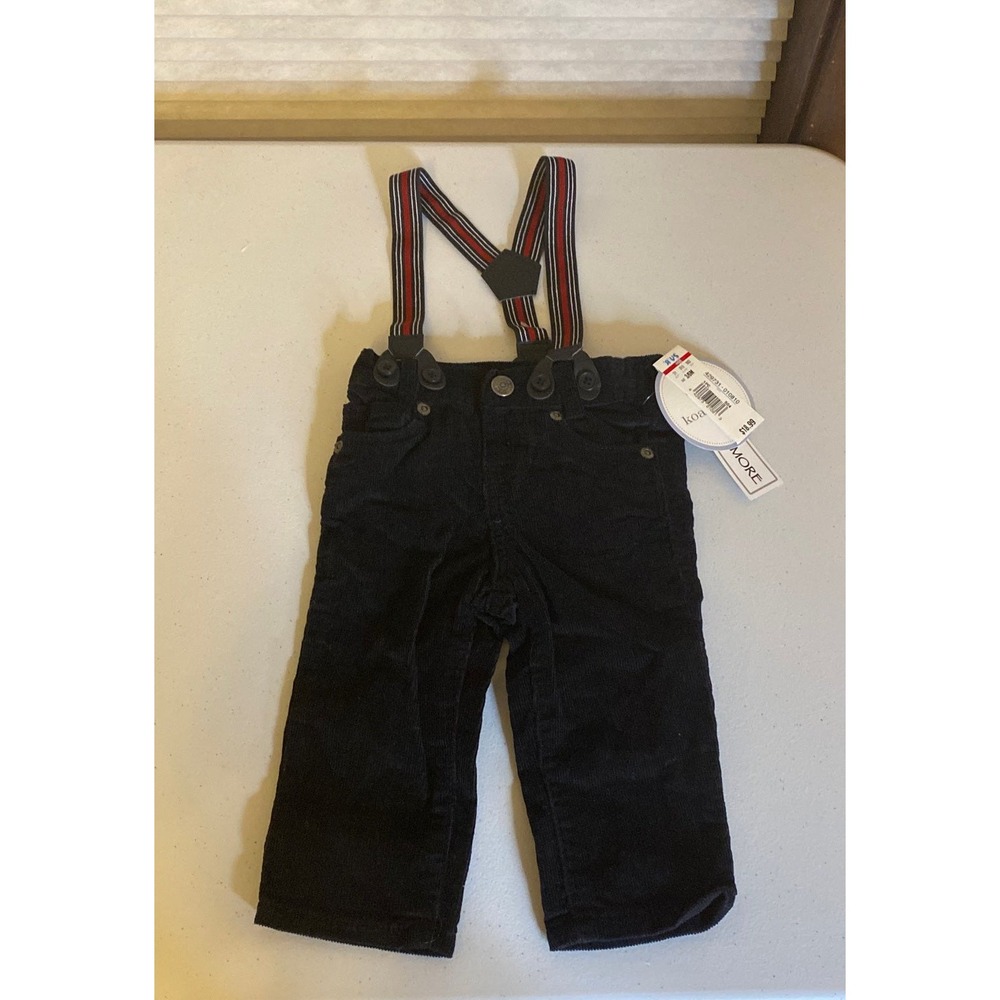 Koala Kids Infant Corduroy Overalls with Suspenders
